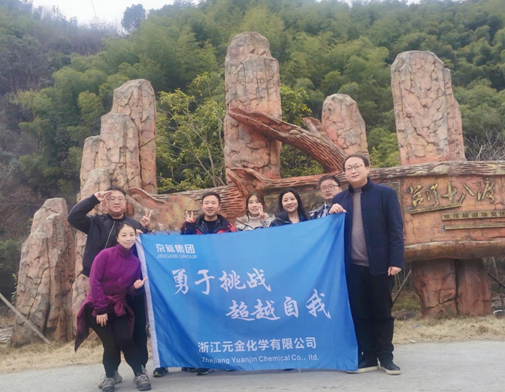 新年登新高，好运拔头筹―记元金化学团队挑战12公里徒步活动